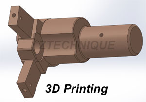 3D metal and plastic priniting service for Air Compressor parts 